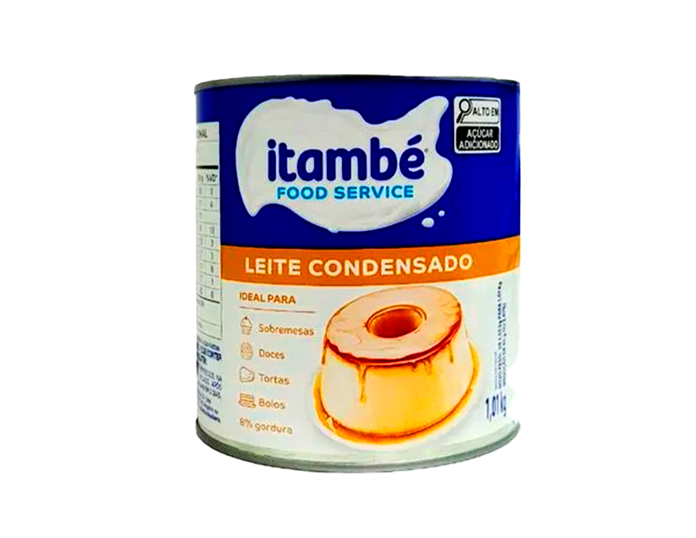 LEITE CONDENSADO GRANDE INTEGRAL ITAMBÉ 1,01 KG (CX 12 LT)